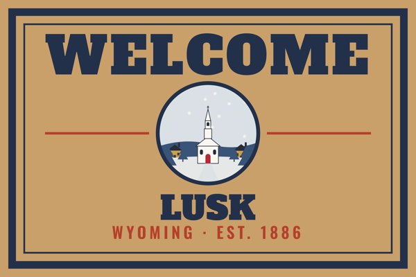 Lusk Welcome Doormat artwork detail