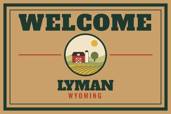Lyman Welcome Doormat artwork detail