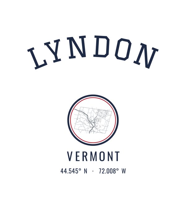 Lyndon Hometown Ornament artwork detail