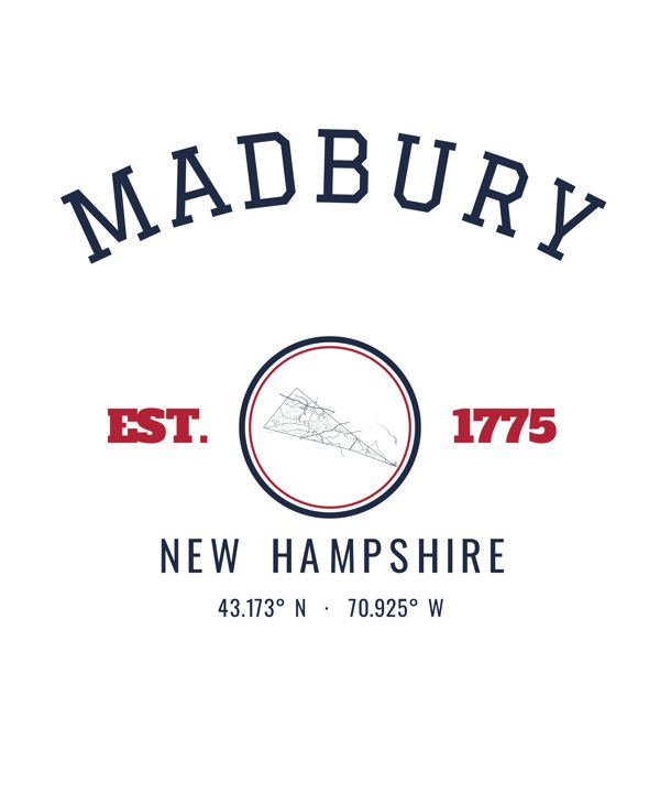 Madbury Hometown Ornament artwork detail