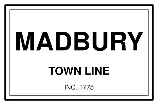 Madbury Town Line Mug artwork detail