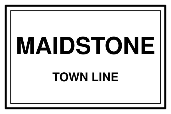 Maidstone Cork Coaster artwork detail