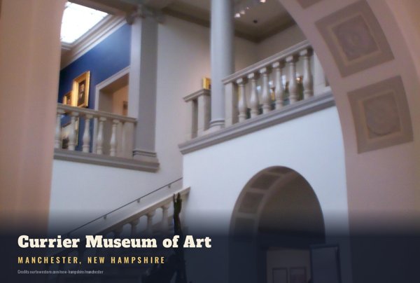 Manchester Currier Museum of Art Postcard artwork detail