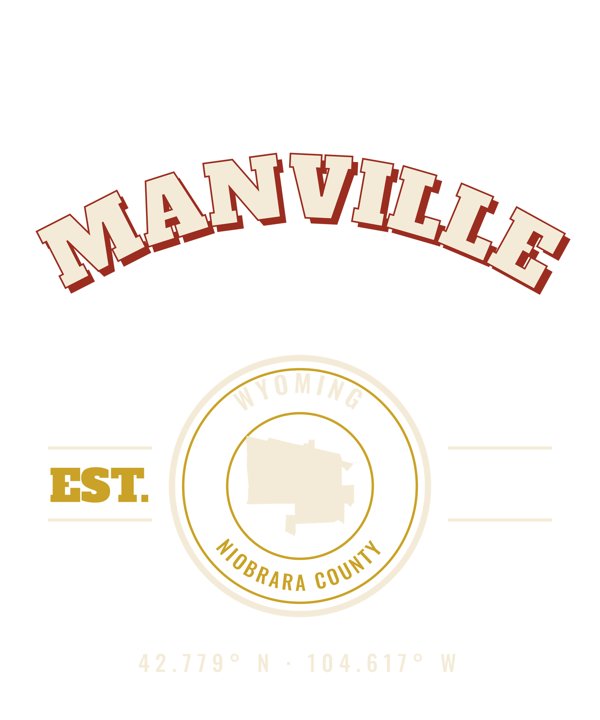 Manville Est. Tee artwork detail