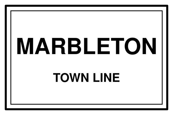 Marbleton Cork Coaster artwork detail