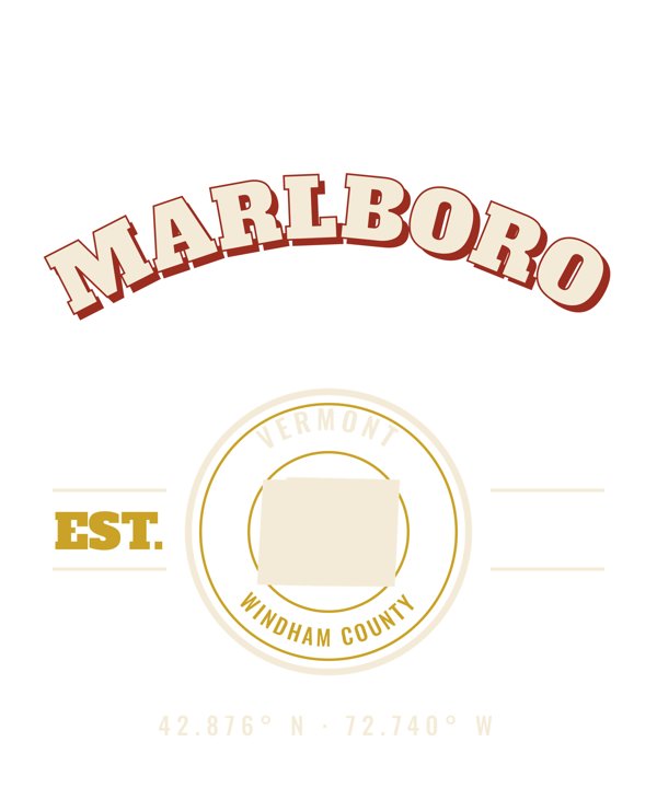 Marlboro Est. Tee artwork detail