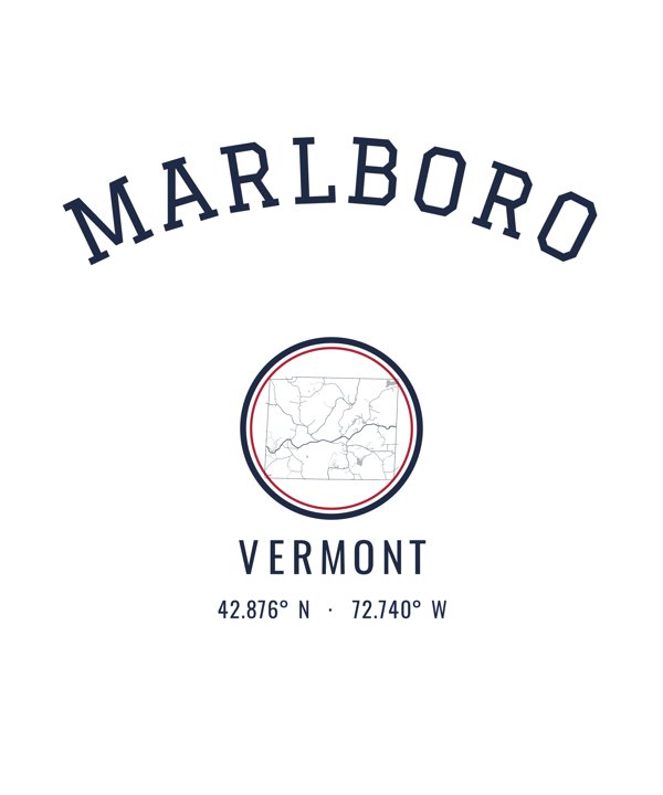 Marlboro Hometown Ornament artwork detail