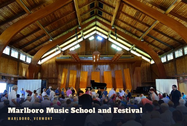 Marlboro Marlboro Music School and Festival Postcard artwork detail