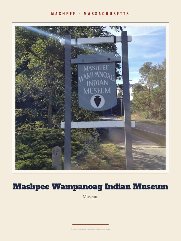 Mashpee Mashpee Wampanoag Indian Museum Landmark Print artwork detail