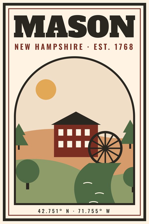 Mason Garden Flag artwork detail