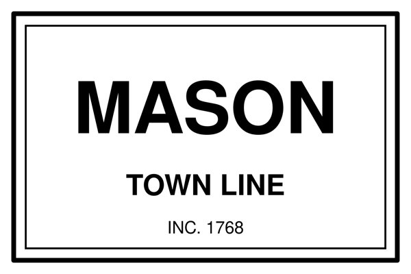 Mason Town Line Mug artwork detail