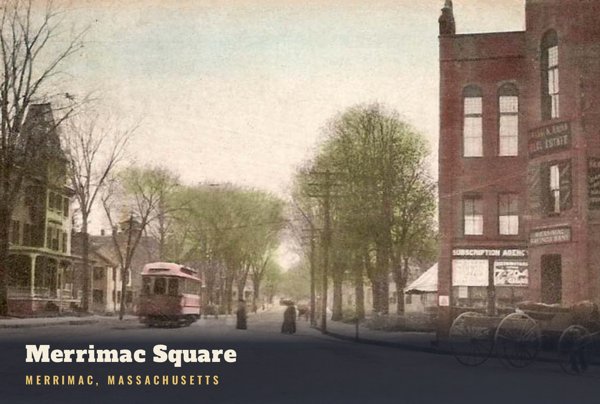 Merrimac Merrimac Square Postcard artwork detail