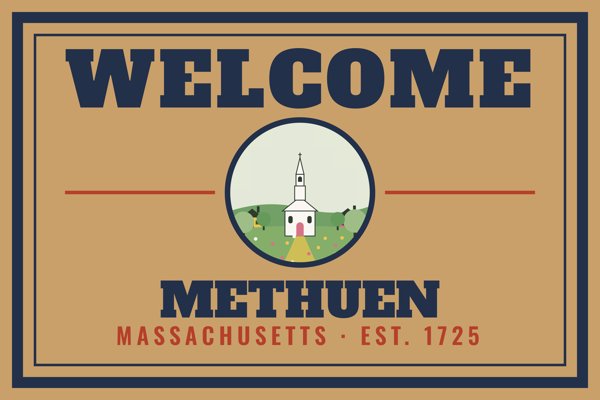 Methuen Welcome Doormat artwork detail