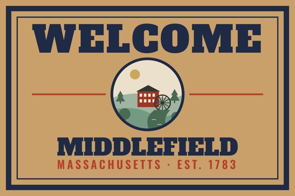 Middlefield Welcome Doormat artwork detail