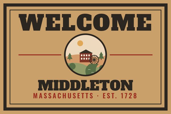 Middleton Welcome Doormat artwork detail
