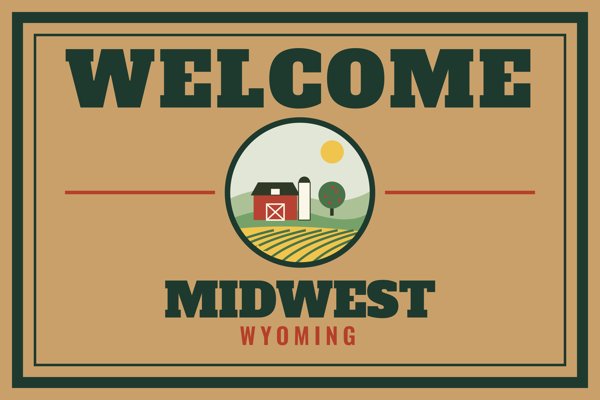 Midwest Welcome Doormat artwork detail