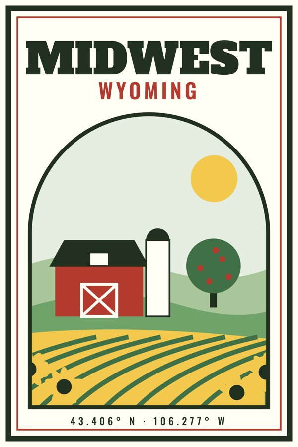 Midwest Garden Flag artwork detail