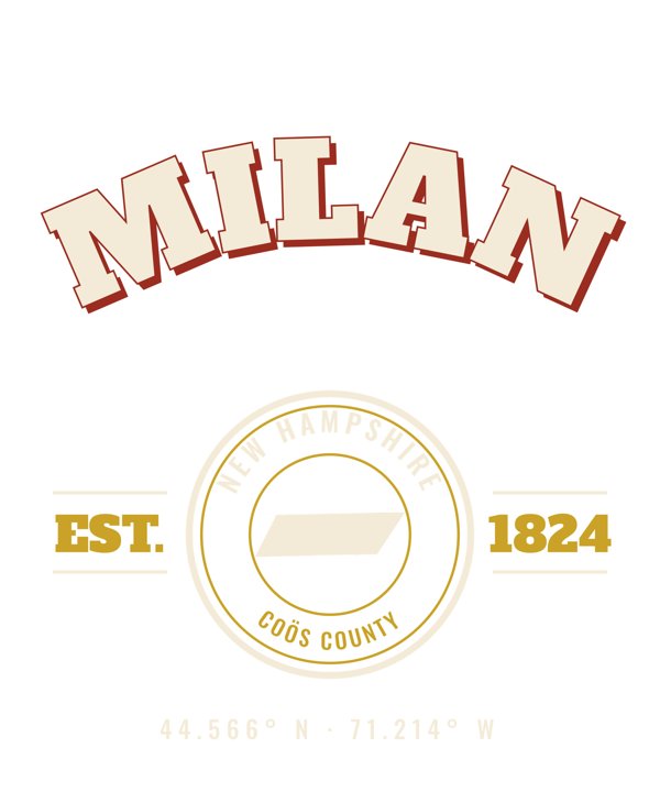 Milan Est. Tee artwork detail