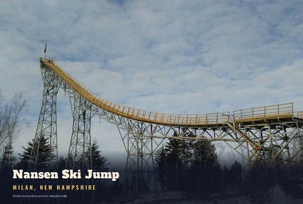 Milan Nansen Ski Jump Postcard artwork detail