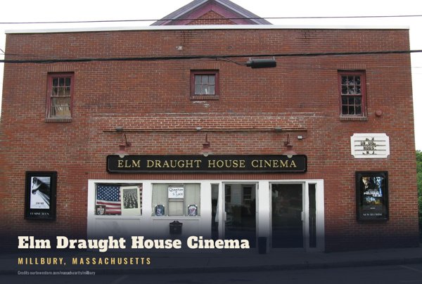 Millbury Elm Draught House Cinema Postcard artwork detail