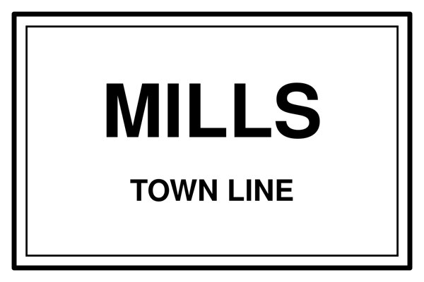 Mills Cork Coaster artwork detail