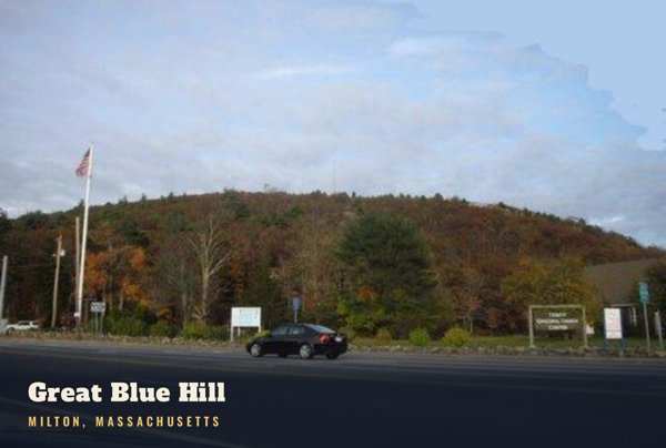 Milton Great Blue Hill Postcard artwork detail