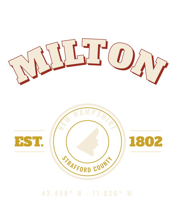 Milton Est. Tee artwork detail