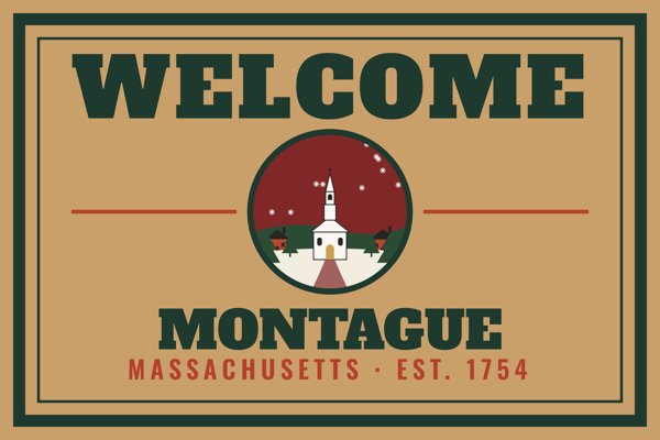 Montague Welcome Doormat artwork detail