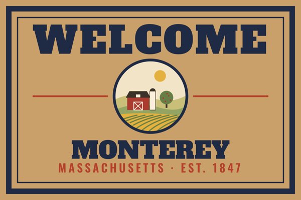 Monterey Welcome Doormat artwork detail