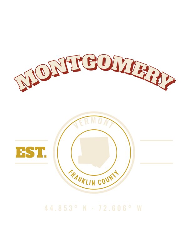 Montgomery Est. Tee artwork detail