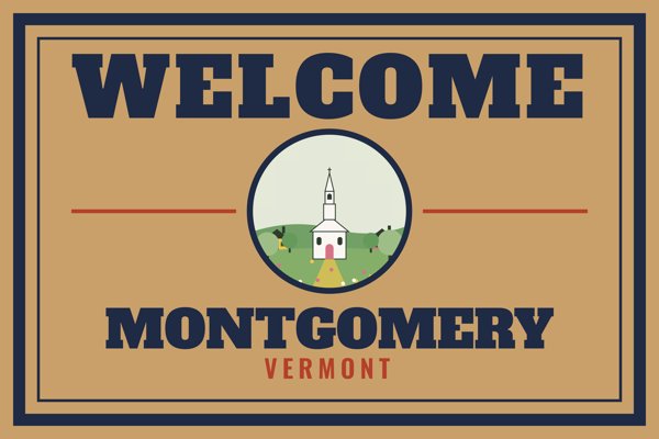 Montgomery Welcome Doormat artwork detail