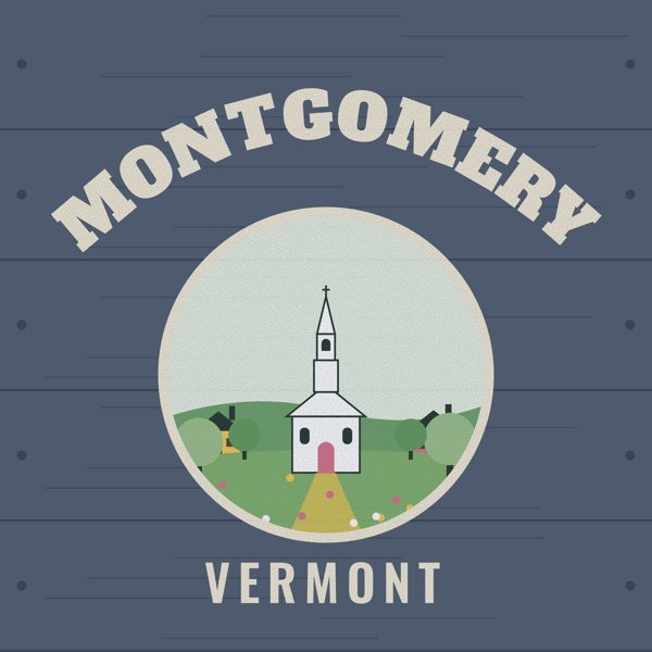 Montgomery Hometown Wood Sign artwork detail