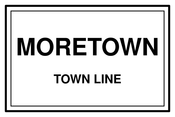 Moretown Cork Coaster artwork detail