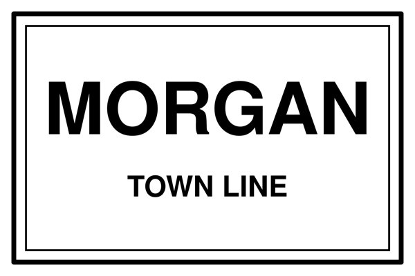 Morgan Town Line Mug artwork detail