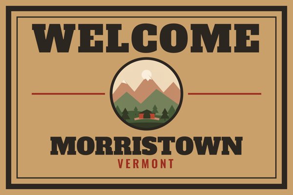 Morristown Welcome Doormat artwork detail