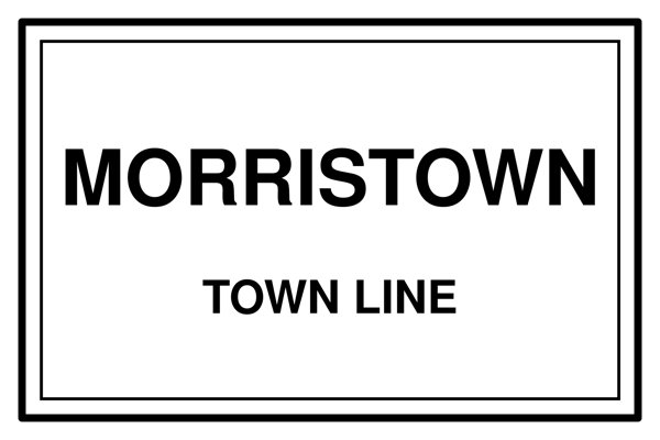 Morristown Cork Coaster artwork detail