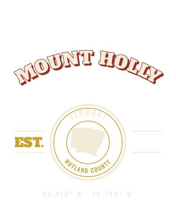 Mount Holly Est. Tee artwork detail