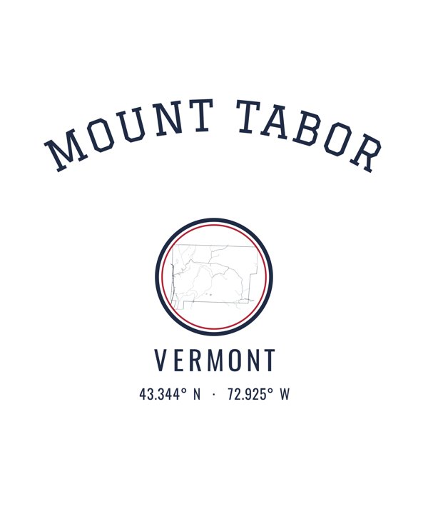 Mount Tabor Hometown Ornament artwork detail