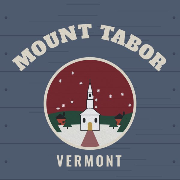 Mount Tabor Hometown Wood Sign artwork detail
