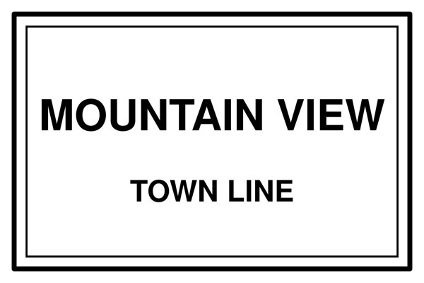 Mountain View Cork Coaster artwork detail