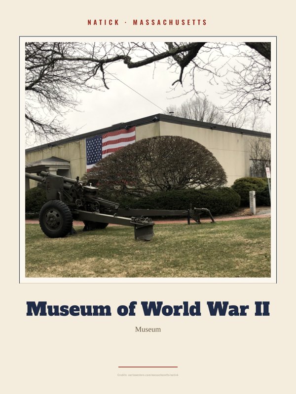 Natick Museum of World War II Landmark Print artwork detail