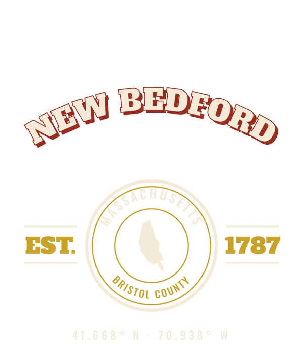 New Bedford Varsity Crewneck artwork detail