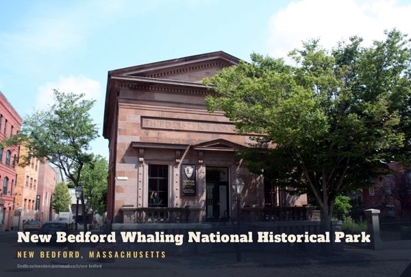 New Bedford New Bedford Whaling National Historical Park Postcard artwork detail