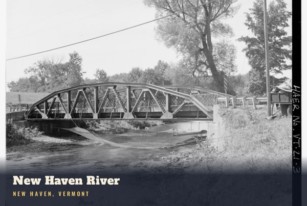 New Haven New Haven River Postcard artwork detail