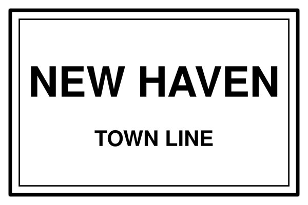 New Haven Town Line Mug artwork detail