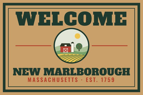New Marlborough Welcome Doormat artwork detail