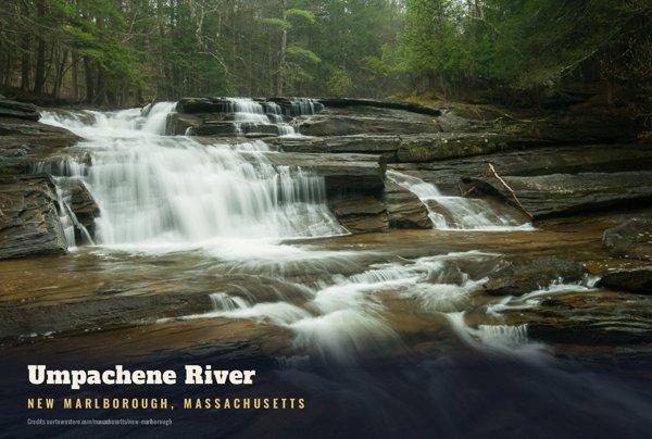 New Marlborough Umpachene River Postcard artwork detail