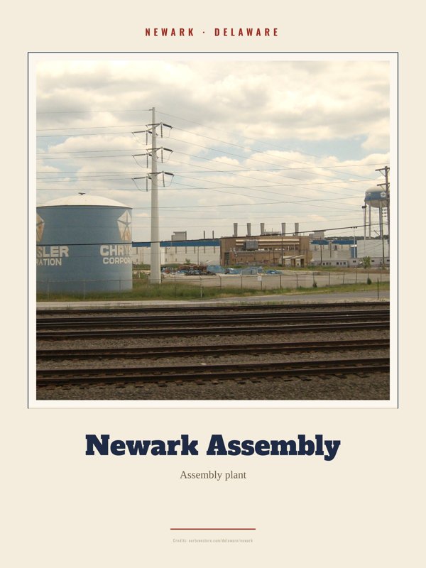 Newark Newark Assembly Landmark Print artwork detail