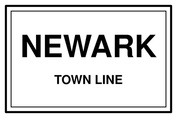 Newark Town Line Mug artwork detail