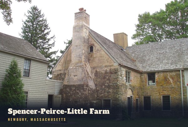 Newbury Spencer-Peirce-Little Farm Postcard artwork detail
